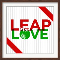 Framed Leap for Love