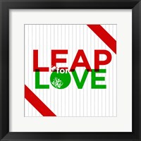 Framed Leap for Love