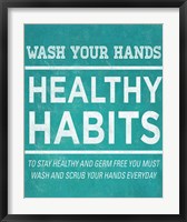 Framed Healthy Habits I