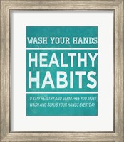 Framed Healthy Habits I