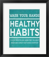 Healthy Habits I Framed Print