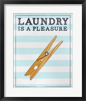 Framed Laundry Lounge I