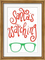 Framed Santa's Watching