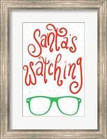 Framed Santa's Watching