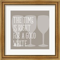 Framed Good White