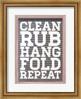Framed Clean and Repeat