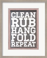 Framed Clean and Repeat