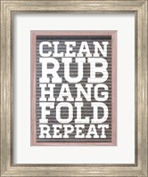 Framed Clean and Repeat