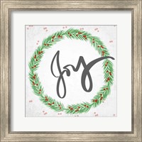 Framed Joy Wreath