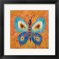 Ikat Flutter Square I Framed Print