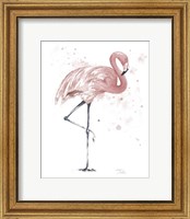 Framed Flamingo Stand II