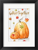 Framed Gather Together Pumpkin