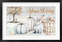 Framed Autumn Blessings Scene