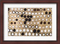 Framed African Circles with Gold
