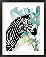 Framed Tropical Zebra