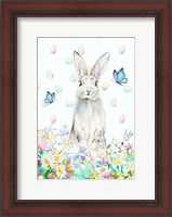 Framed Tall Easter Bunny