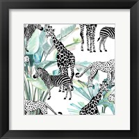 Framed Patterned Safari