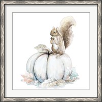 Framed Squirrel and Pumpkin II