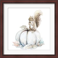 Framed Squirrel and Pumpkin II
