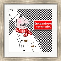 Framed Bon Appetit Chef I