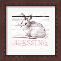 Framed Rabbit Blessing