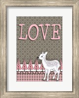 Framed Lamb Love