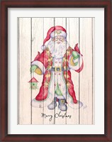 Framed Santa & Cardinal I