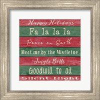 Framed Holiday Chants I