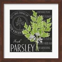 Framed Garden Grown Herbs I