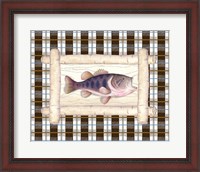 Framed 'Framed Lake Fish I' border=