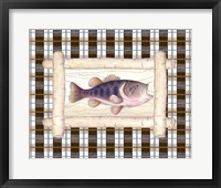 Framed 'Framed Lake Fish I' border=