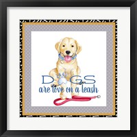 Framed 'Dogs Life I' border=