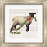 Framed Christmas on the Farm V Sheep