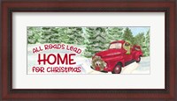 Framed Dog Days of Christmas - Roads Lead Home