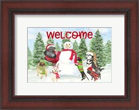 Framed Dog Days of Christmas - Welcome