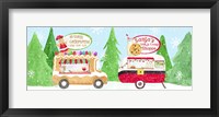 Framed Food Cart Christmas panel II