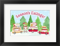 Framed Food Cart Christmas - Seasons Eatings