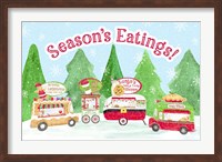 Framed Food Cart Christmas - Seasons Eatings