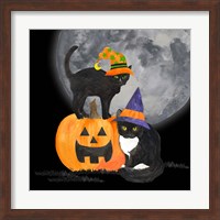 Framed Fright Night Friends I Black Cat