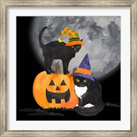 Framed Fright Night Friends I Black Cat