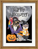 Framed Fright Night Friends - Happy Halloween I