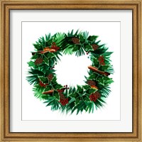 Framed Christmas Hinterland IV Wreath