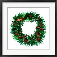 Framed Christmas Hinterland IV Wreath