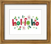 Framed Festive Lettering - Ho Ho Ho