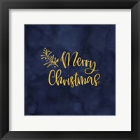 Framed 'All that Glitters for Christmas IV-Merry Christmas' border=