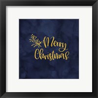 Framed 'All that Glitters for Christmas IV-Merry Christmas' border=
