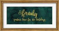 Framed All that Glitters panel I-Family Gathers