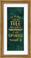 Framed All that Glitters panel IV-Under the Tree