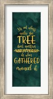 Framed All that Glitters panel IV-Under the Tree