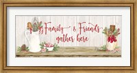 Framed Christmas Kitchen panel III-Family and Friends
